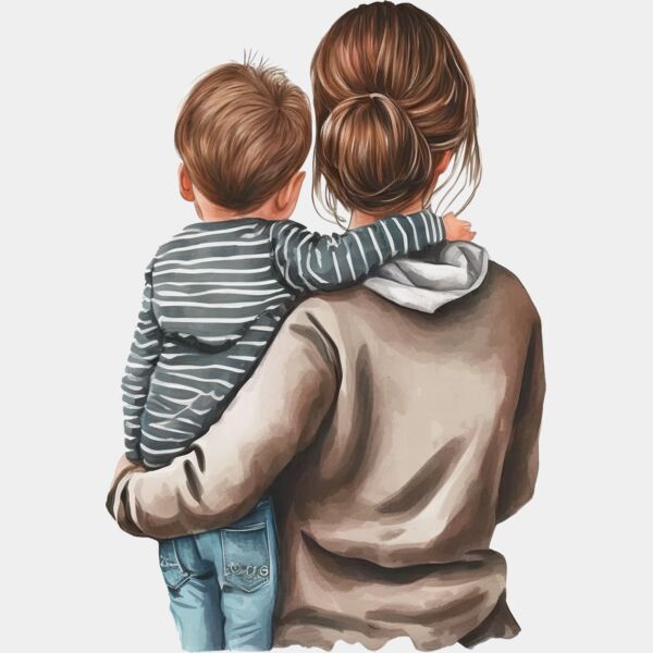 Mom And Son Miniaturansicht